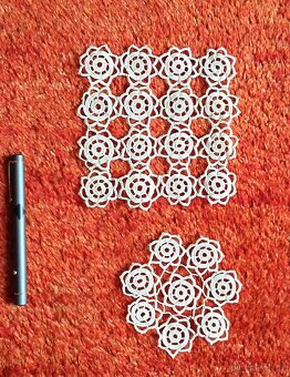 Retro dečky krajkové - háčkované či paličkované - 6