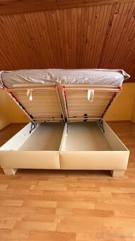 Manželská postel 180×200 cm, polohovací rošty - 6