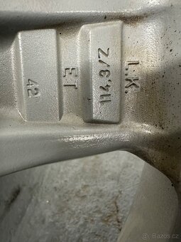 Alu kola 5x114,3 R16 Zimní pneu Nexen 215/65 R16 - 6