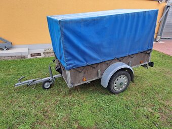 Přívěsný vozík s plachtou, za osobní automobil - 6