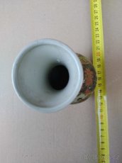 Čínská ručně malovaná váza 25 cm - 6
