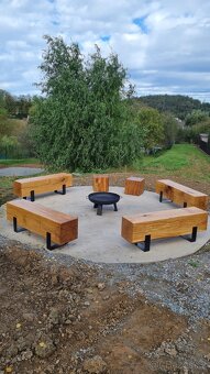 Zahradní lavice k ohništi - 6