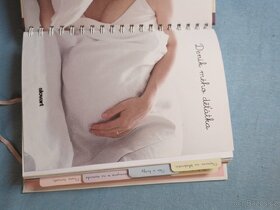 Masivní kovový rámeček + kniha Deník mého děťátka - 6