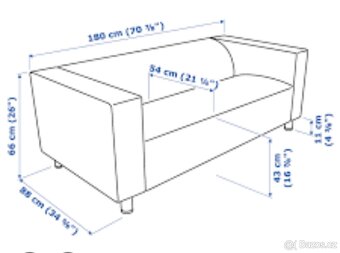 Kožená oranžová sedačka IKEA - 6