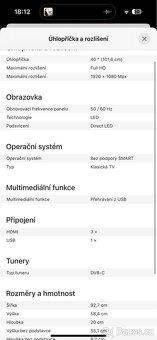 Televize - sencor sle 40f11 úhlopříčka 102cm - 6