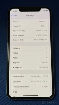 iPhone 11 Pro 256GB Silver, krásný stav - 6