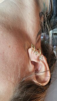 Naušnice pozlacene - 6