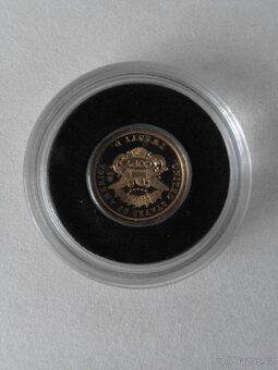 Zlatá mince 0,5 g, Au 585, více druhů - 6