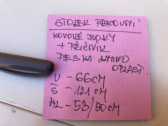 Ponk, lehký montážní pracovní dílenský stůl za 500 kč - 6