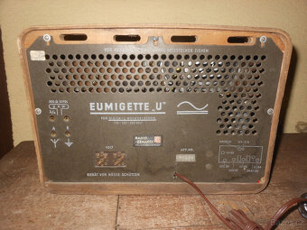Staré rádio Eumig - Eumigette U - 6
