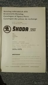 Seznam náhradních dílů Škoda 1000 MB, Octavia, 1203 - 6