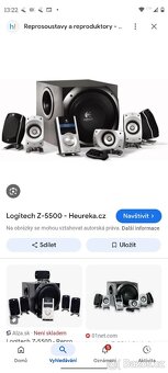 Prodám Logitech Z 5500 - 6