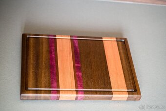 Kuchyňské prkénko - exotické dřevo - 6