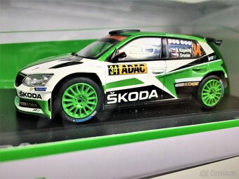 Model ŠKODA Fabia III R5 Rally Deutschland 2017 Abrex 1/43 - 6