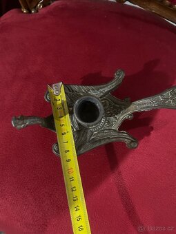 Mosazný svícen ve tvaru ptáka - 6