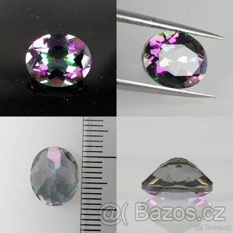 Křemen - ovál modif. bril. - 3,53 ct. - 6