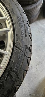 205/45 R17 + disky 4×100 - 6