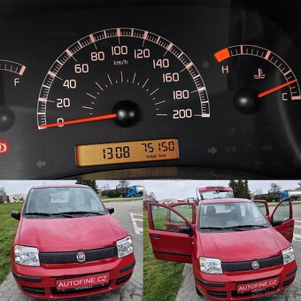 FIAT PANDA BENZÍN 2009 KLIMA, najeto 75tis.km 1.majitel - 6
