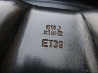 Plechové disky kola originál Opel GM 5x110 6,5Jx16 ET39 - 6