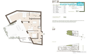 Prodej, apartmán 3+kk, 118,6 m², terasa, Železná Ruda - 6