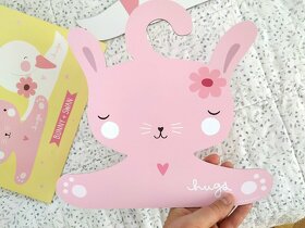 Nové 2 ramínka věčáčky na šaty kočička labuť Little Lovely - 6