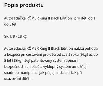 Autosedačka Britax romer - 6
