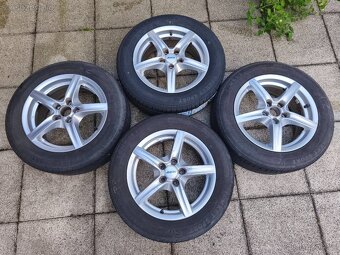 Sada alu kol Alutec 6.5Jx16 H2, ET39, pneu 205/60 R16 - 6