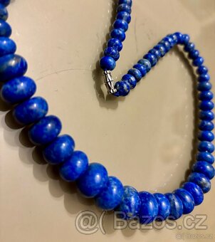 Náhrdelník přírodní lapis lazuli UV AKTIVNÍ 97,6 g - 6