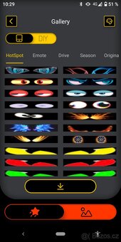 2x Led matrix panel - Animace očí na čelní sklo Auto/Kamion/ - 6