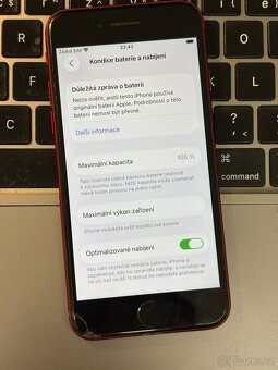 📱 iPhone SE 2020 RED 128 GB ✅ Perfektní stav - 6