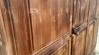 Masivní ložnice, opalovaný smrk(903) - 6