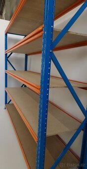 Prodám regály a regálové doplňky. Průmyslové policové regáli - 6