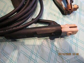 svařovací kabely 25mm2 včetně kleští - 6