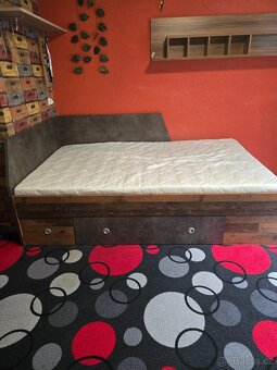 Postel 2000x1200mm včetně spodních šuplíků - 6