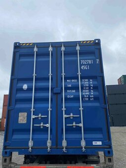 Lodní kontejner 40 stop High Cube – 12 m (modrá) - 6