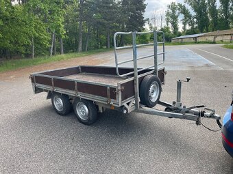 ✅Bržděný přívěs Pijnappel, listová pera, 1500 kg, STk - 6