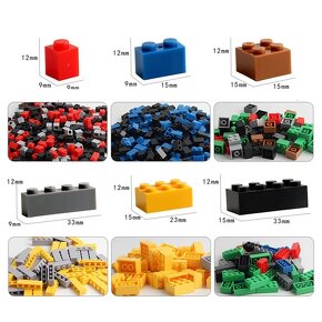 NOVÉ 1000ks kostek typu Lego - 6
