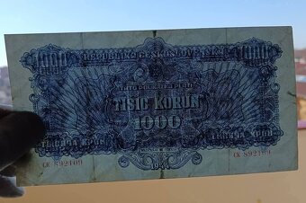 Vzácná 1000 K 1944 Neperforovaná - 6