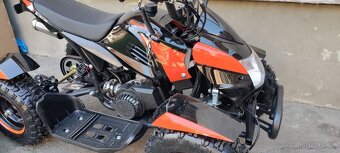 Nová dětská čtyřkolka Cobra 49ccm oranžová, E startér a DO - 6