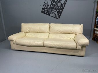 Kožená sedačka , italský design - 6