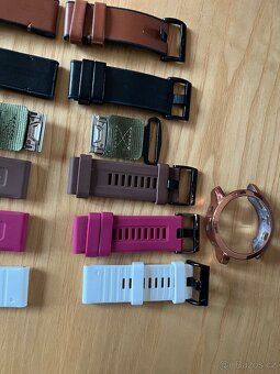 Garmin fenix 7X Solar - Gray/Black Silicone Band - 6