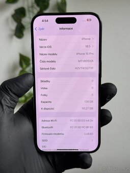 iPhone 15 Pro 128GB modrý - 6