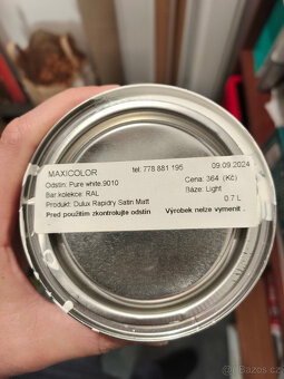 Prodám šatní skříň 250 cm - bílá - 6