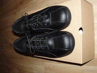 Polobotky Prabos kožené celoroční - 6