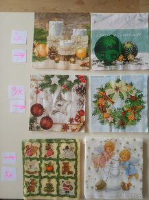 Ubrousky na decoupage - různé motivy - 6