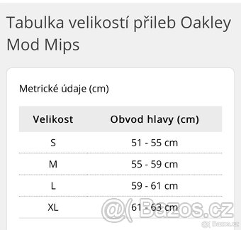 Nová snowboardová helma Oakley Mod1 Mips velikost M - 6