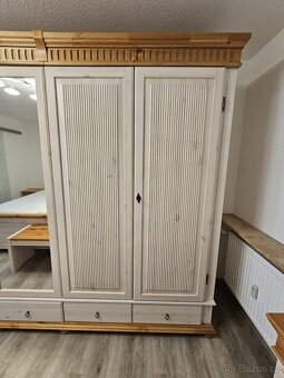 Celodřevěná ložnice Postel s úložným prostorem - 6