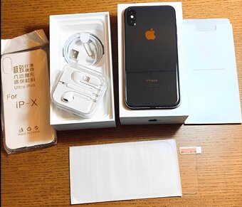 iPhone X Šedá BATERIE 100% TOP - 6