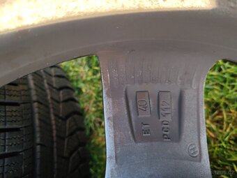 Dezent TD Graphite 5x112, 7x16, ET40, zimní 205/60/16 - 6