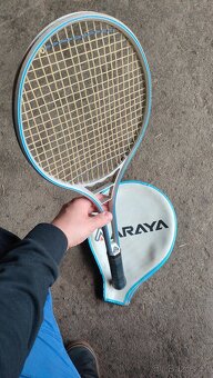 Vintage tenisova raketa Araya - frezovany hlinik - 6